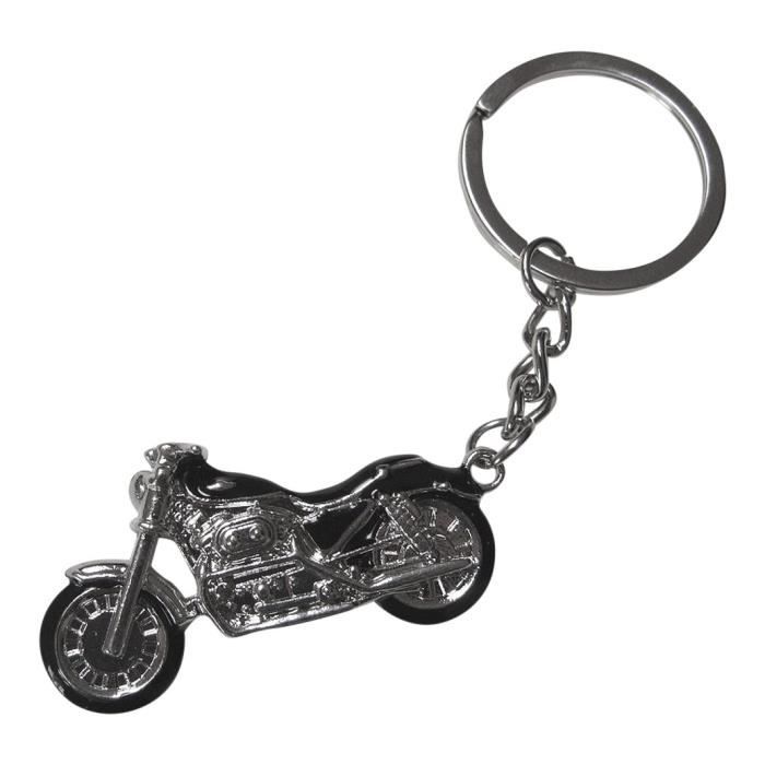 Motard. Porte-cl/és Moto en Acier Inoxydable pour Biker