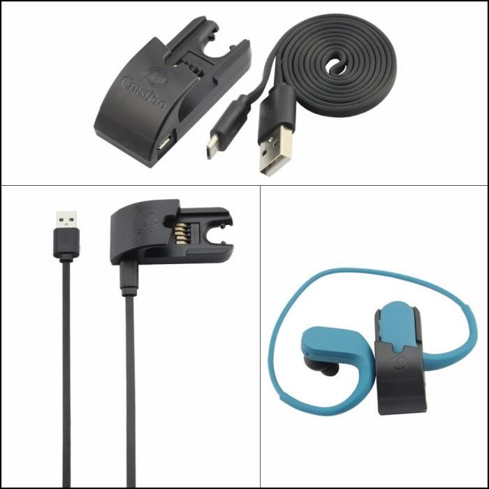 Câble USB + chargeur pour SONY Walkman NWWS413 Pour MP3 NWWS414