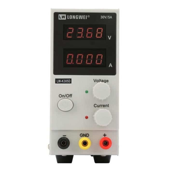 Bloc D/'Alimentation de Table avec Affichage Réglable 0-30V 5A