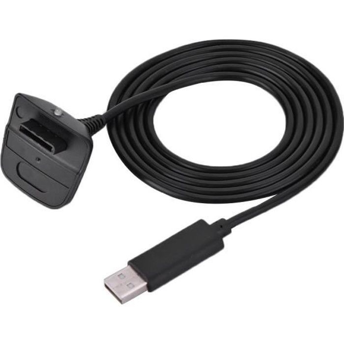 Câble USB De Recharge Pour Manette Xbox 360 / 360 Slim – Neuf
