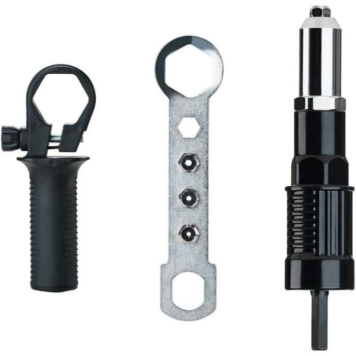 Adaptateur Pistolet à Rivet Électrique – Transformez Votre Perceuse En Riveteuse Puissante 2.4-4.8mm
