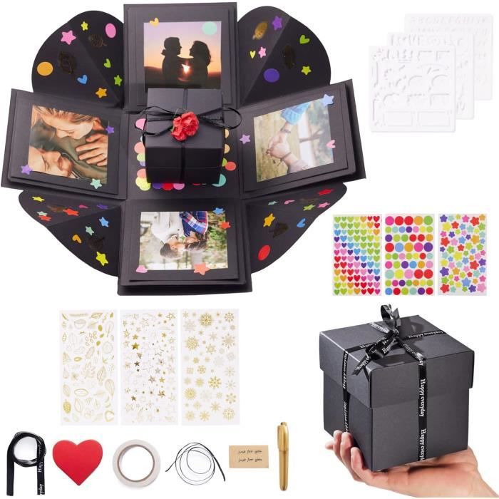 Album Scrapbooking DIY 60 Pages - Avec Autocollants Et Pochoirs | Souvenirs Famille Et Mariage