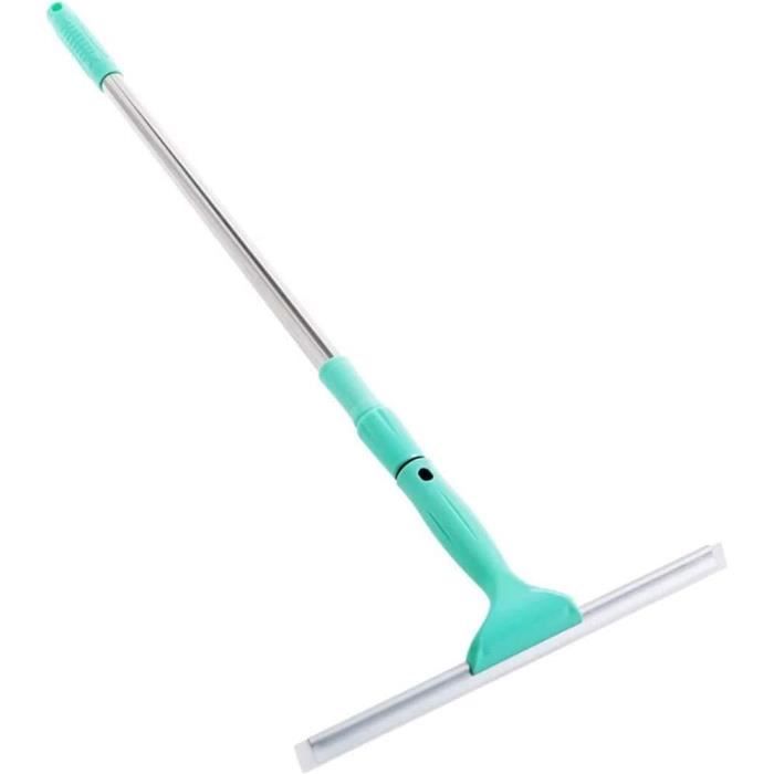 Kit De Nettoyage Vitre : 1 Raclette Bleue + 1 Essuie-glace Nuage – Pour Miroirs, Fenêtres, Douche…