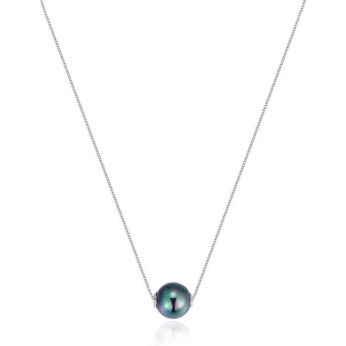 Collier Pendentif Crâne Desséché En Alliage Plaqué Platine Et Diamant Autrichien - Style Gothique