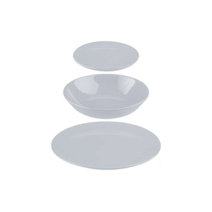 Service de Table 18 Pièces Colorama 26cm Gris Service de Table 18 Pièces Colorama 26cm Gris