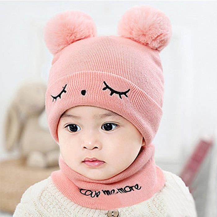 Nouveau Ne Enfants Bebe Garcon Fille Pom Chapeau Hiver Tricot Chaud Crochet Beanie Cap Echarpe Ensemble Soins Bebe116 Cdiscount Puericulture Eveil Bebe
