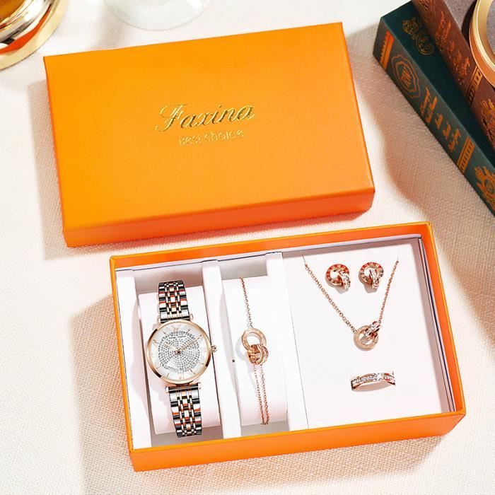 Montre Bracelet Plaquette Accessoire De Luxe Coffret Cadeau Pour Femme  MOH00203 Qualité Garantie