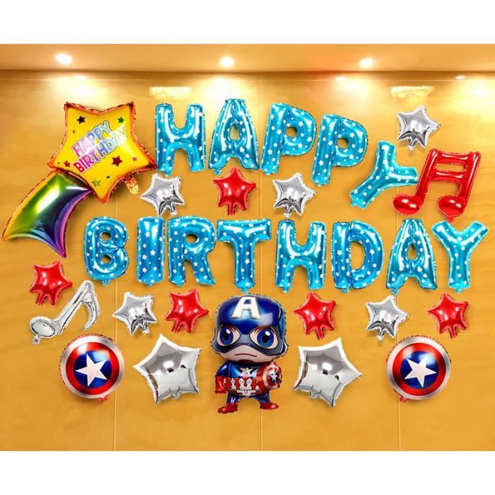 Marvel Decoration Captain America Ballon En Aluminium Decoration De Fete D Anniversaire Cadeau D Anniversaire Enfant Cdiscount Maison Marvel Decoration Captain America Ballon En Aluminium Decoration De Fete D Anniversaire Cadeau D Anniversaire Enfant Cdiscount Maison