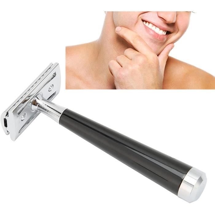 Rasoir De Sécurité Classique En Alliage De Zinc - Compatible Lames Double Face - Neuf
