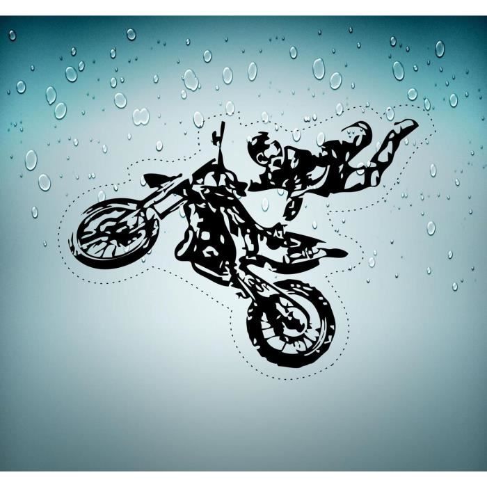Autocollant sticker moto motocross cross r2 - Cdiscount Maison