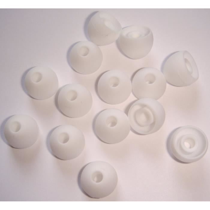 Embouts De Remplacement En Silicone Blanc Pour éco... - Grandado