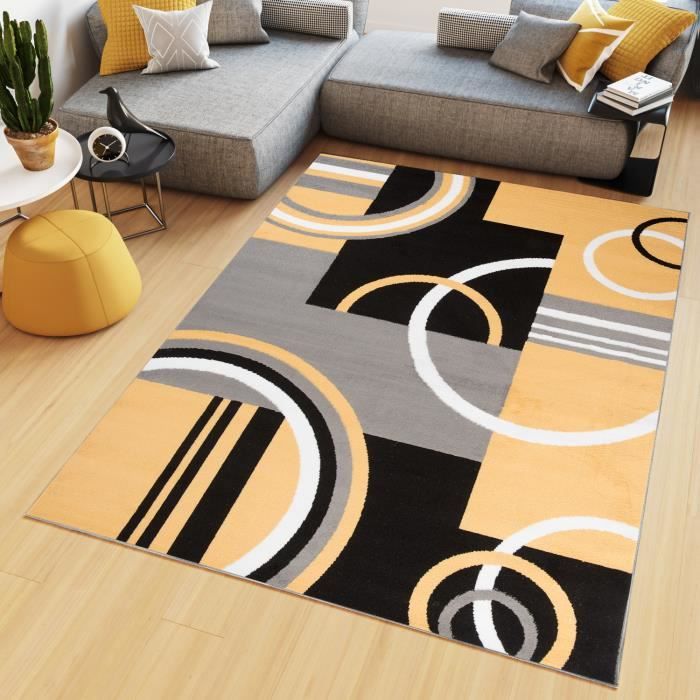 TAPISO Maya Tapis  Salon Chambre Ado  Moderne G om trique 