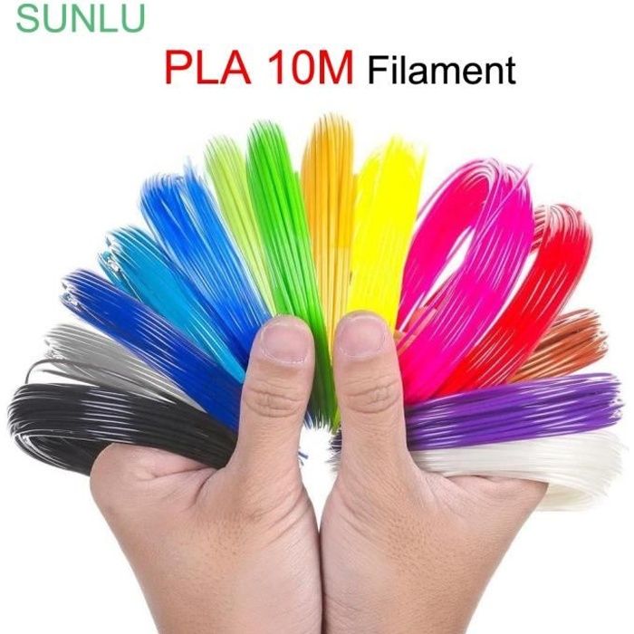 Cartouches Imprimantes 3D,Filament de stylo 3D PLA 1.75mm 10 mètres par  paquet couleurs complètes pour - PLA 10M random color #C - Cdiscount  Informatique