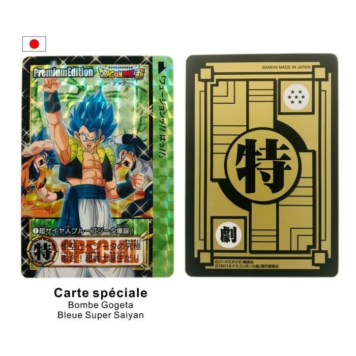 Carte Dragon Ball Super Carddass Premium Edition Japonaise Bombe Gogeta  Bleue - Cdiscount Jeux - Jouets