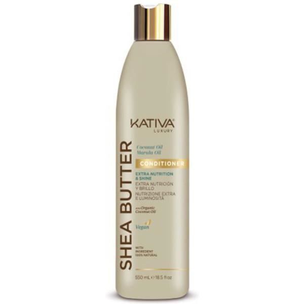 Kativa Shea Butter Coconut & Marula Oil Conditioner 550 Ml Unisex
