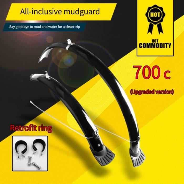 Connecteur De Garde-boue De Vélo – Support Réglable Pour Tige De Selle 27,2–30,8 Mm, Solide, Noir, Installation Facile