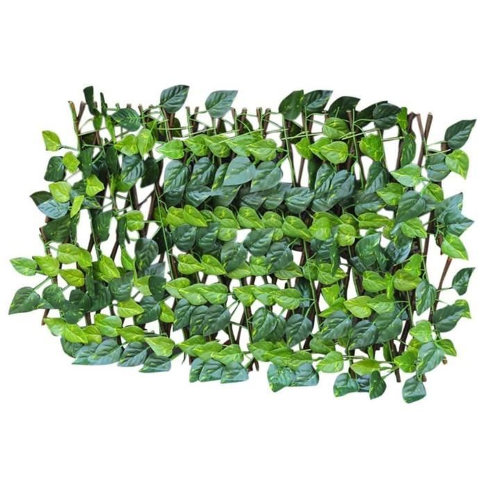 Clôture - barrière,Haie en fausse feuille de lierre artificielle,1