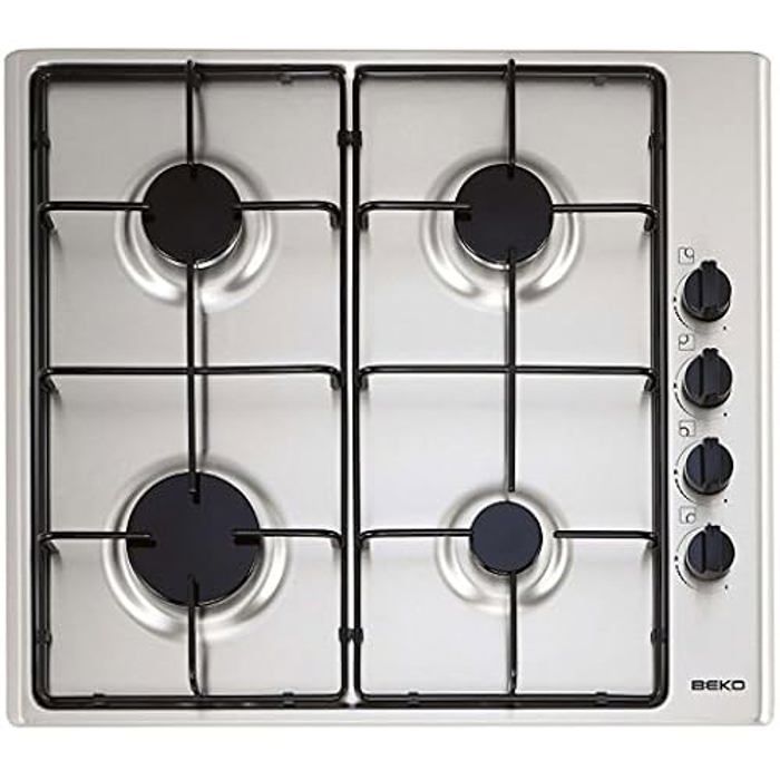 Plaque au gaz BEKO HIGG64103SX 60 cm - vue 3