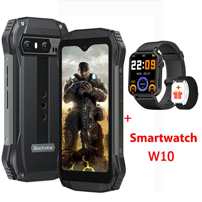  T&eacute;l&eacute;phone portable Blackview BV9700 Pro 6+128Go Smartphone avec Caméra Nocturne Etanche Anti-choc Robuste pas cher