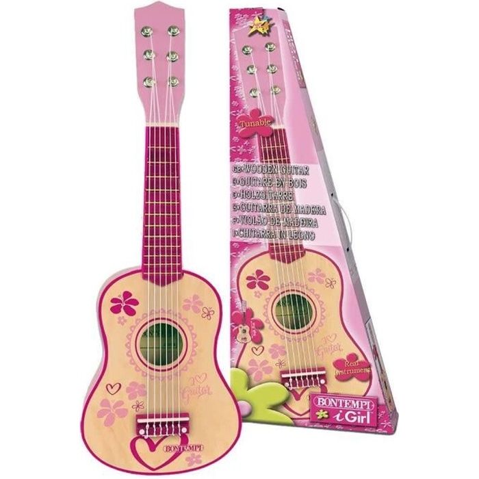 Generic Superbe Guitare pour enfants avec 6 cordes - Bois 65cm