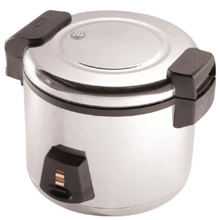 Cuiseur à Riz Professionnel - BUFFALO - 6 Litres - Inox - Fonction de maintien automatique de la chaleur