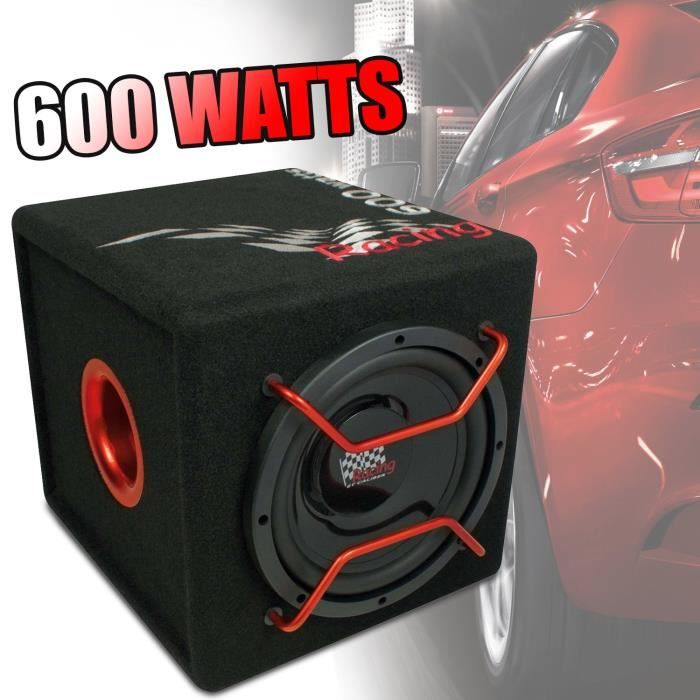 Subwoofer + ampli intégré Caliber BC108FA 8" / 600 Watts Plug and