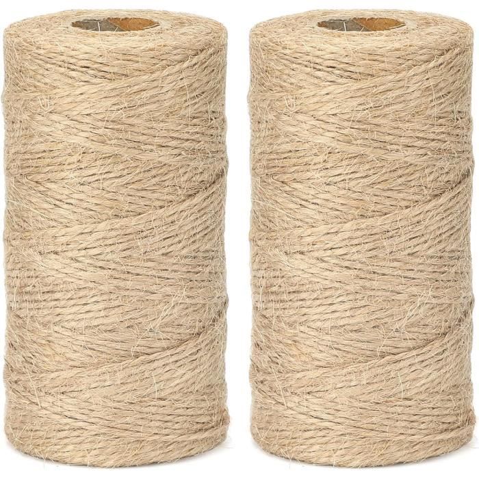 OSHA HJWMM Jute Corde, Sisal Naturel, Ficelle De Jardinage,résistant