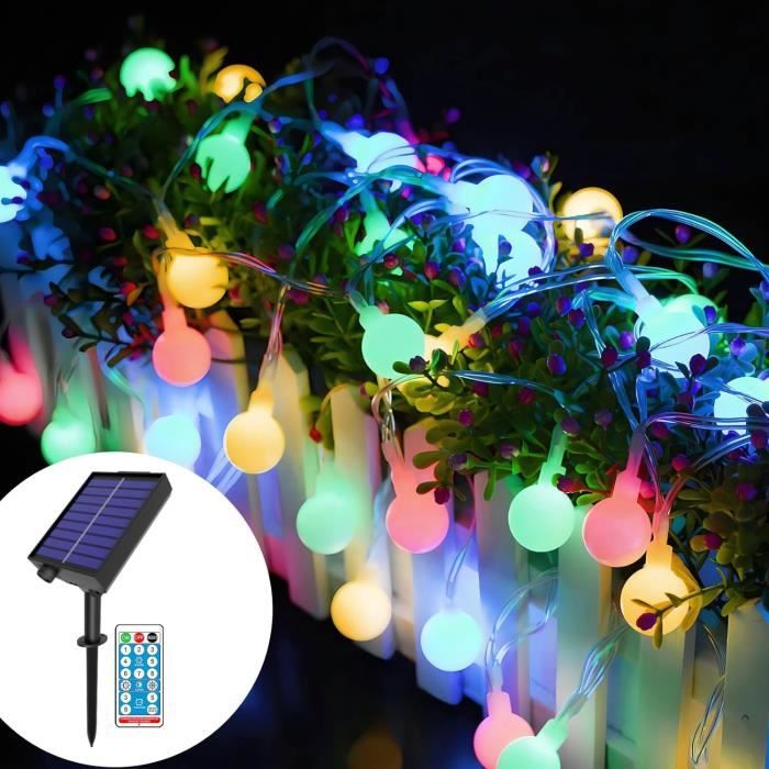 Guirlande Solaire Extérieure 42m - 400 LED, 19 Modes | Étanche IP65, Auto-allumage, Pour Balcon, Jardin, Sapin De Noël - 3