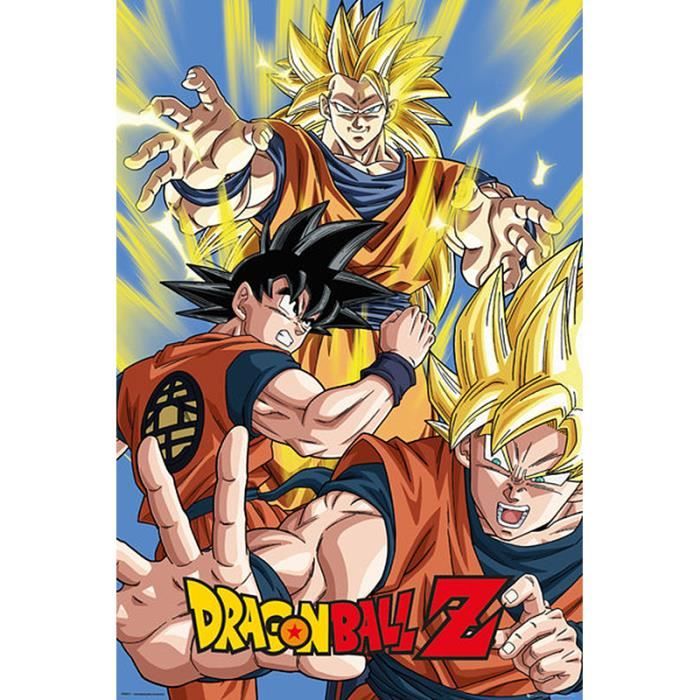 Poster Dragon Ball Z Goku Cdiscount Maison Poster Dragon Ball Z Goku Cdiscount Maison