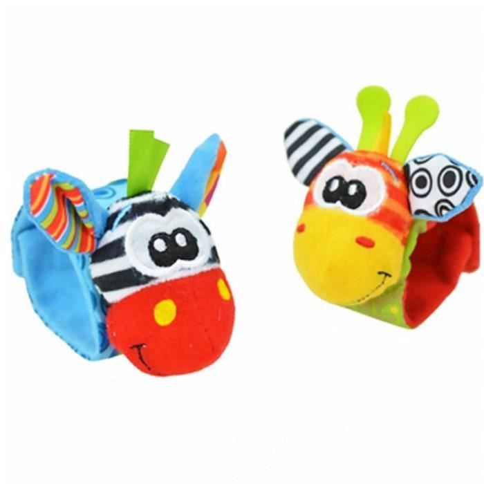 Bracelet Bebe Bracelet Pour Enfants Bracelet Bracelet Bracelet Soft Peluche Spouse Rattles Educatifs Play Toy Cadeaux Couleur Aleat Cdiscount Puericulture Eveil Bebe