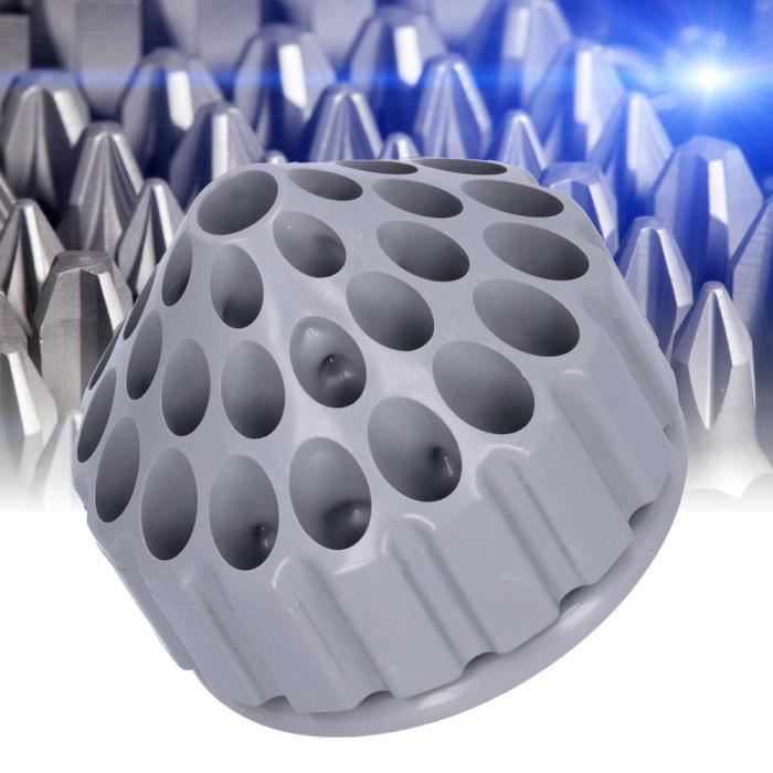 Support De Fraise Rotatif - Organisateur Pour Forets, Outils De Sculpture - Plastique, Rotation 360°