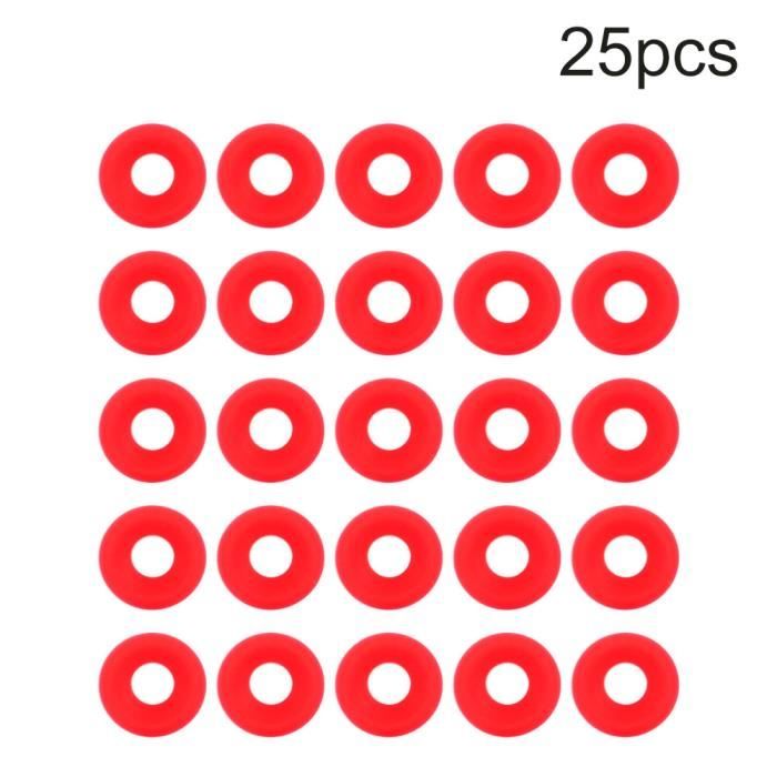 25 Joints En Silicone Pour Bouteilles Grolsch - Bouchon Flip Top - Rouge - Home Brew