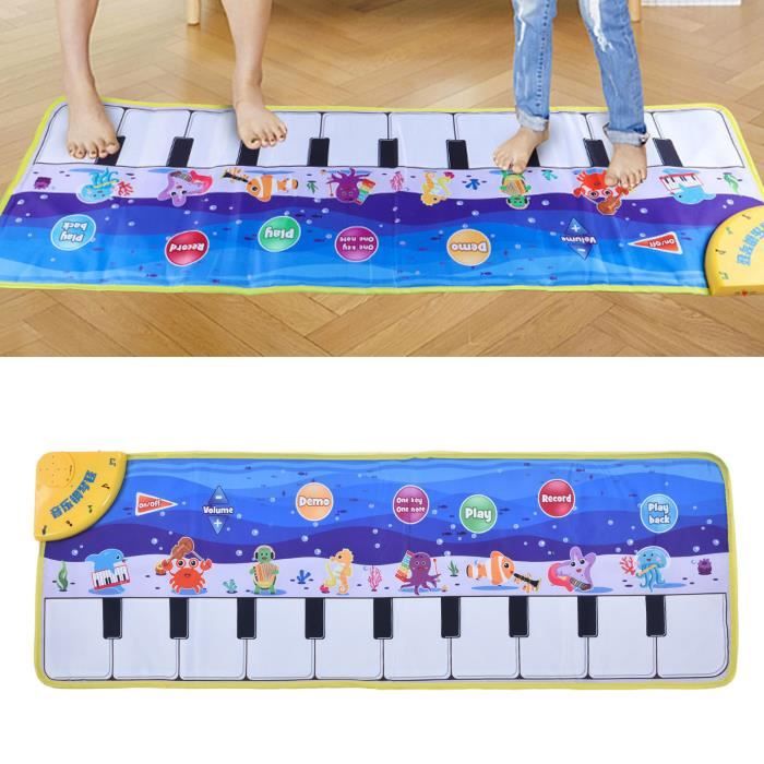 TAPIS D'EVEIL - AIRE D'EVEIL Tapis musical Baby Musical Piano Tapis Musical Instrument Touch Jeu