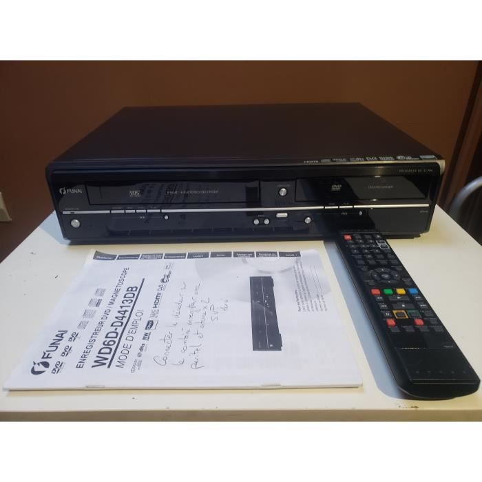 Lecteur combiné DVD/magnétoscope VHS de Funai 