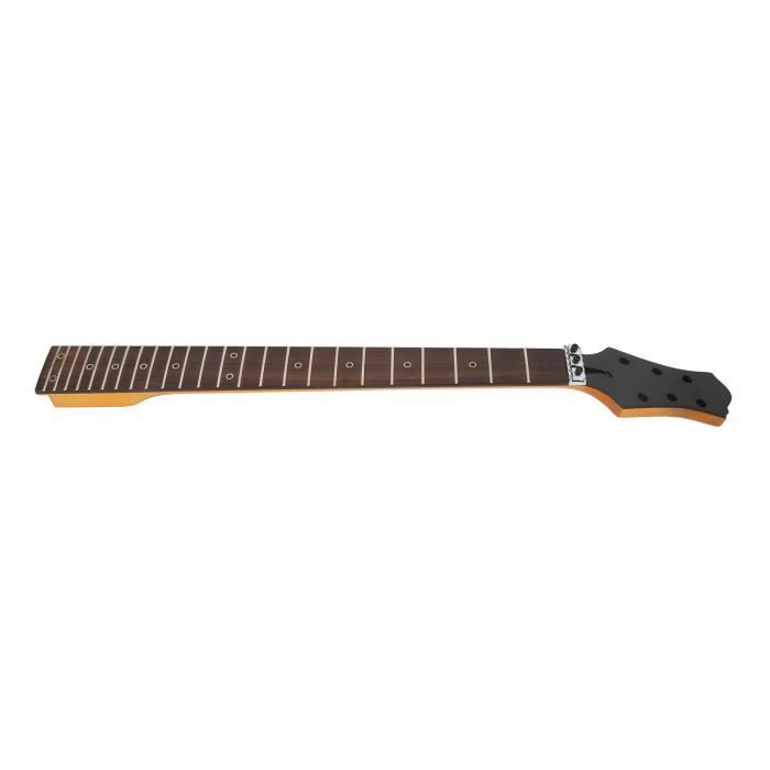 Manche de guitare basse en érable, 20 frettes, 34 pouces