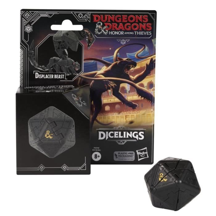 Figurine de collection bête éclipsante convertible en d20 géant, monstre-dé Dicelings D&D, Dungeons 
