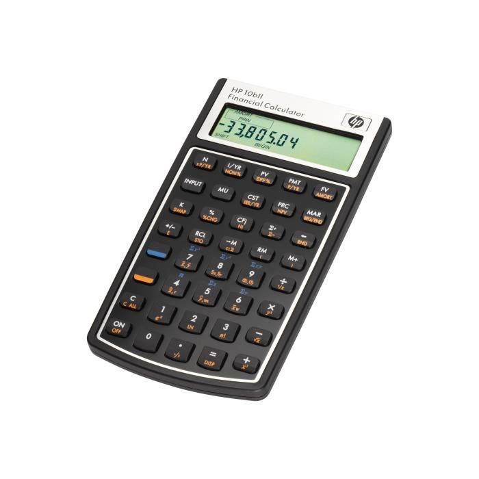 HP 10bII Calculatrice financière pile - Cdiscount Beaux-Arts et Loisirs  créatifs