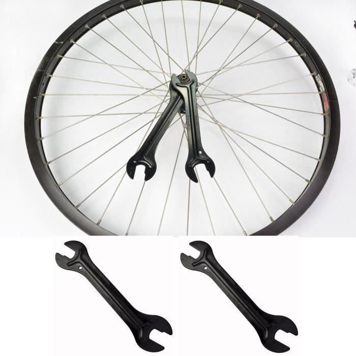2 Pièces Clé de Moyeu de Vélo, 13/14/15/16mm Clé à Cône Clé de, Clés à Cône de Bicyclette, pour 2 Pièces Clé de Moyeu de Vélo, 13/14/15/16mm Clé à Cône Clé de, Clés à Cône de Bicyclette, pour