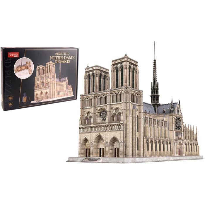 Mgm - Maquette 3d Notre Dame De Paris 293 Pièces