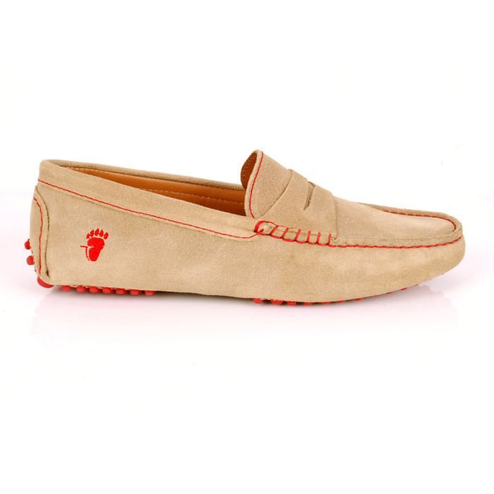 mocassin a picot homme
