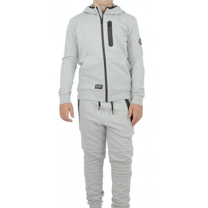 Ensemble de survêtement - Redskins - Twin Tech Challenge - Homme - Gris - Manches longues - Indoor