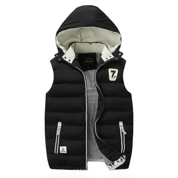 Gilet Polaire Sans Manches Homme - Chaud, Zippé, Coupe Sport Pour Automne/hiver - 9