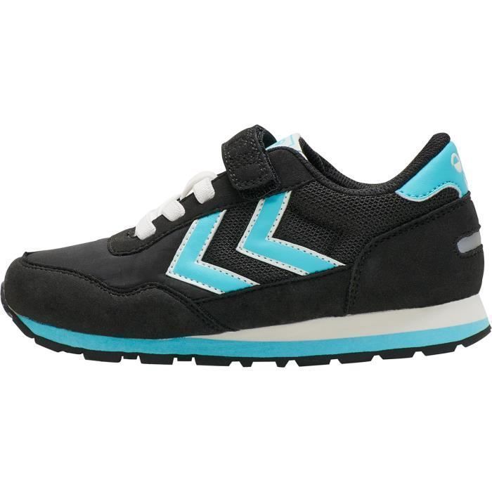 Hummel Baskets enfant Hummel Reflex Jr - noir/bleu - lacets - textile
