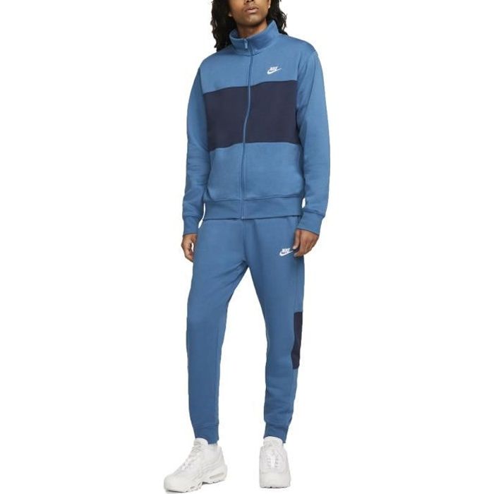 Survetement Nike Sport Essentials pour Homme Bleu DM6836 407 Respirant Manches longues Indoor Bleu Cdiscount Pret a Porter