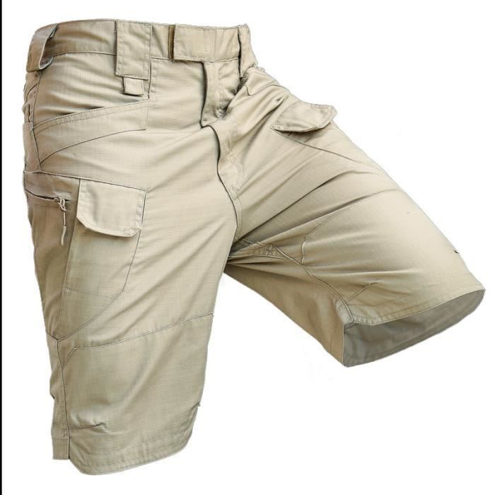 6010 - Pantalon Cargo En Sergé Extensible, Coupe Décontractée