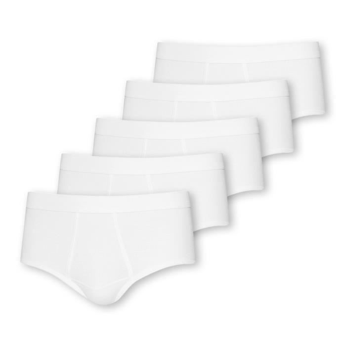 Slip Playtex Caresse Blanc - Taille 44-46 (FR=4) - Midi Sans Coutures Latérales - Coton/Élasthanne - Neuf Avec étiquettes