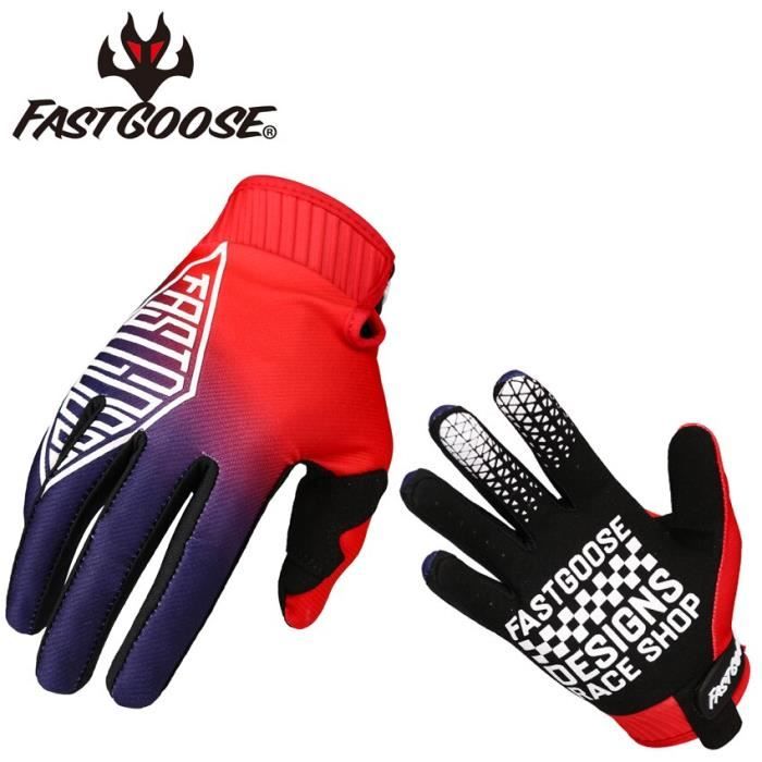 Gants Tout-terrain Motocross VTT Vélo - Rouge - Taille Standard - Neuf Avec étiquettes