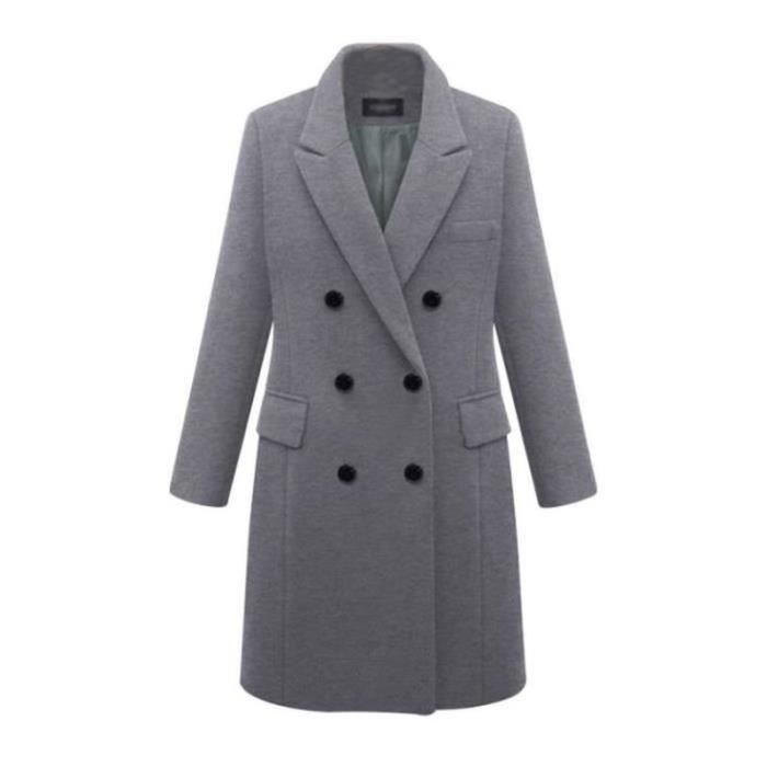 Trench Femme 2025 – Coupe-Vent Long, Coupe Ajustée, Polyester | Manteau D’Extérieur Élégant