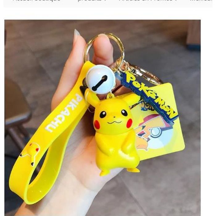 Porte Clé Pokémon officiel Pikachu - Cdiscount