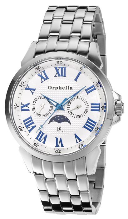 ORPHELIA - Montre Hommes - Quartz - Multi-Cadrans - Bracelet en Acier inoxydable - Argent - 122-7705-88